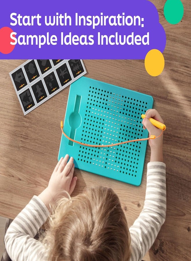 AYNAT FUN Magnetic Drawing Board for Kids & Toddlers with Beads and Magnet Stylus Pen - Magnetic Tablet Toy for Airplane & Car Ride Activities for Kids - Image 5